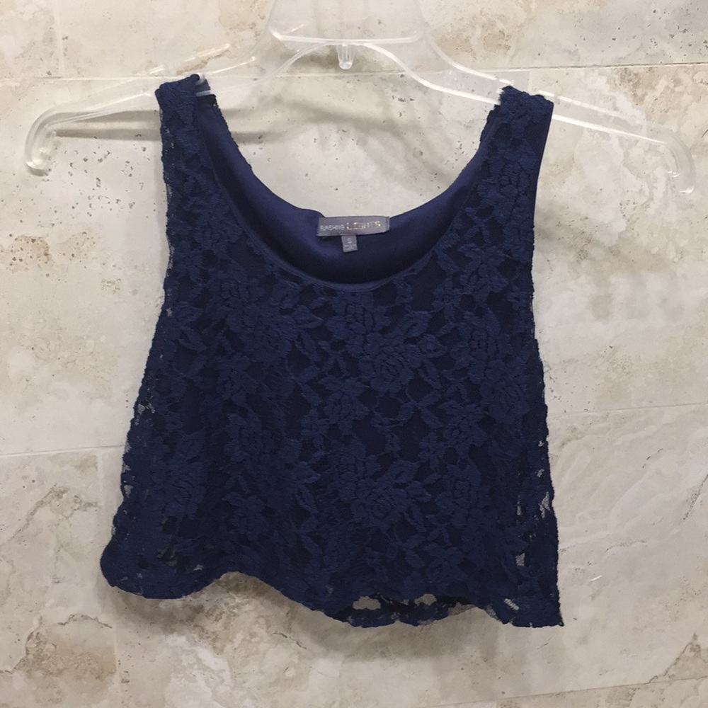 Lace crop top